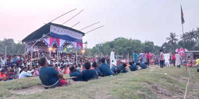 ধামরাইয়ে পহেলা বৈশাখে ঐতিহ্যবাহী রশিটান খেলা