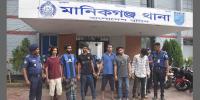 চিত্রশিল্পীর বাড়িতে আগুন, গ্রেপ্তার ৮ জনকে আদালতে প্রেরণ