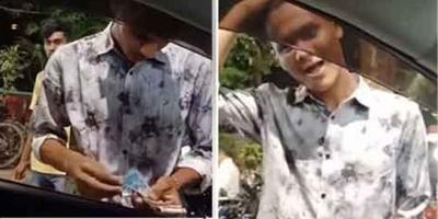 প্রকাশ্যে নিজেকে মাস্তান দাবি করা যুবক গ্রেপ্তার