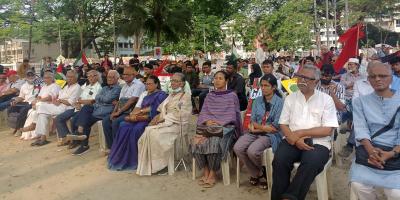 ফিলিস্তিনে গণহত্যা বন্ধের দাবিতে সংহতি কমিটির সমাবেশ