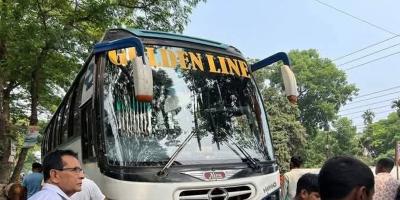 ফরিদপুরে গোল্ডেন লাইন পরিবহনের ধাক্কায় নিহত ২
