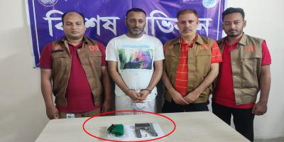 সাভারে বিদেশি অস্ত্রসহ গ্রেপ্তার ১