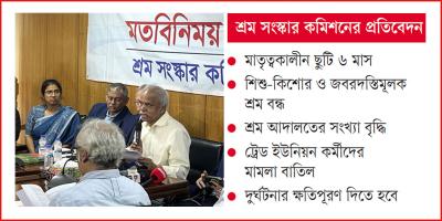 ৩ বছর পরপর ন্যূনতম মজুরি ঘোষণার সুপারিশ