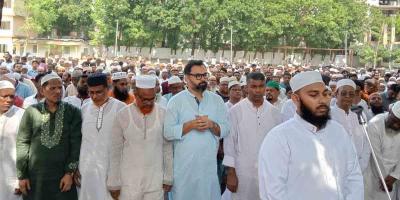 বিএনপি নেতা হাজী জহিরের পিতার জানাজা সম্পন্ন, আমিনুল হকের শোক