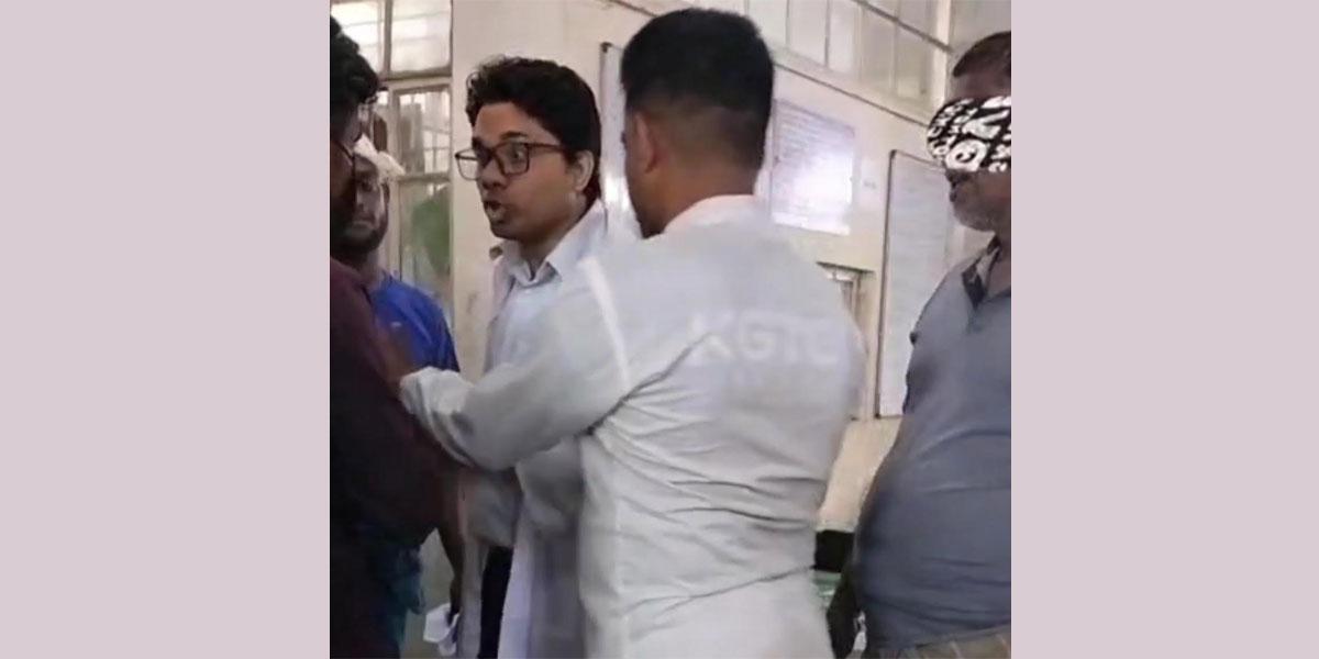 সিওমেকে চিকিৎসককে মালাউনের বাচ্চা বলে গালি, হাতাহাতি