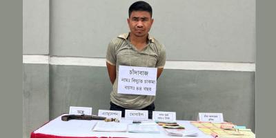 রাঙামাটিতে অস্ত্র-গুলিসহ ১ সন্ত্রাসী আটক