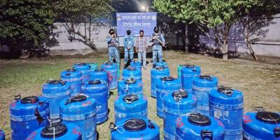 হাইমচরে ১২ লাখ চিংড়ির পোনা জব্দ