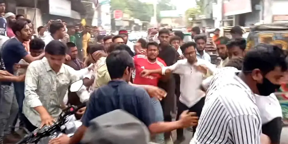 বগুড়ায় এনসিপি-বৈষম্যবিরোধী মারামারি
