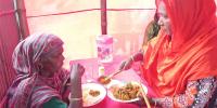 ঠাকুরগাঁওয়ে ভাতের থালায় মানবিকতা