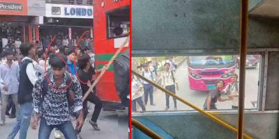 উত্তরায় ঢাবির বাসে হামলার ঘটনায় গ্রেপ্তার ৫