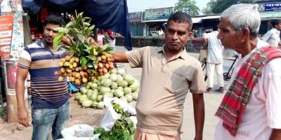 লিচুর রাজধানী ঈশ্বরদীতে বিক্রি হচ্ছে যশোরের লিচু