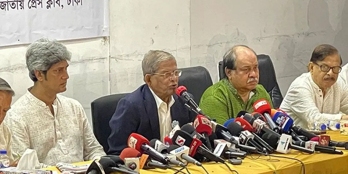 সরকারে না থাকলেও অন্যের মতামত চাপিয়ে দেওয়া সমর্থন করব না: মির্জা ফখরুল