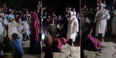 ছেলের চুরির অপবাদে মায়ের নাকে খত
