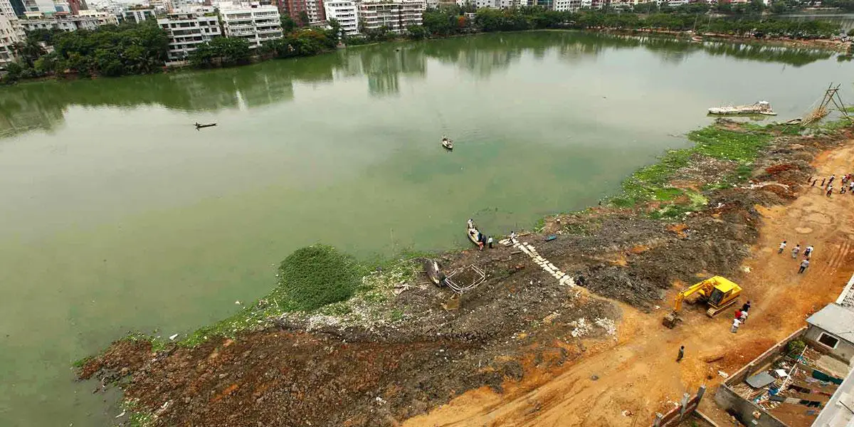 ১৫ বছরেও শেষ হয়নি লেক উন্নয়ন প্রকল্পের কাজ