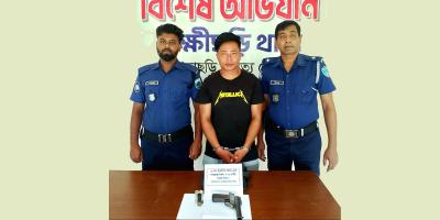 লক্ষ্মীছড়িতে অস্ত্রসহ ইউপিডিএফ কর্মী আটক ১