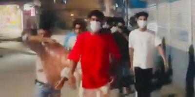 টাঙ্গাইলে নিষিদ্ধ সংগঠন ছাত্রলীগের ঝটিকা মিছিল