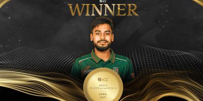 আইসিসির এপ্রিল মাসের সেরা মিরাজ