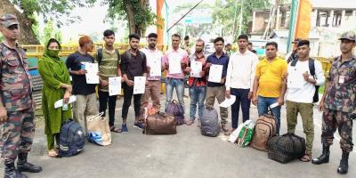 ভারতে কারাভোগ করে দেশে ফিরলেন ১১ বাংলাদেশি