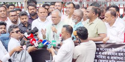 স্বাধীনতার পতাকা নিয়ে কথা বলায় সাম্যকে হত্যা করা হয়: রিজভী