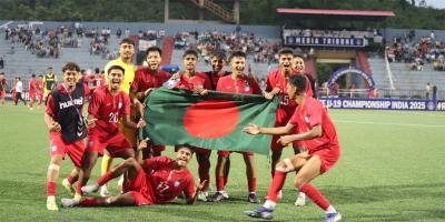 নেপালকে হারিয়ে সাফের ফাইনালে বাংলাদেশ