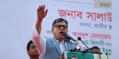 এই সরকারের একমাত্র ম্যান্ডেট সংসদ নির্বাচন করা: সালাহউদ্দিন