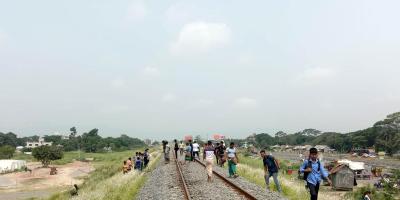 শিবচরে ট্রেন দুর্ঘটনায় অজ্ঞাত ব্যক্তি নিহত