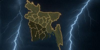 ১৬ জেলায় বজ্রপাতের সতর্কবার্তা