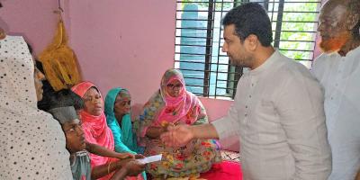 বজ্রপাতে নিহত মোকাররমের পরিবারের পাশে তারেক রহমান