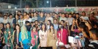 সাম্য হত্যার বিচার দাবিতে ঢাবি ক্যাম্পাসে ছাত্রদলের মশাল মিছিল