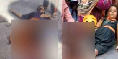 রাজশাহীতে বাসচাপায় বাবা-মেয়ের পা বিচ্ছিন্ন, বাবা নিহত
