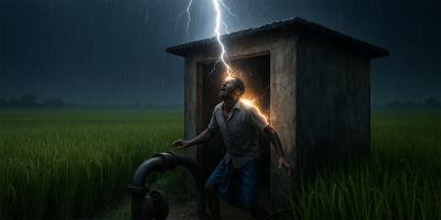 গাইবান্ধায় বজ্রপাতে কৃষকের মৃত্যু