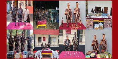 বেনাপোল সীমান্তে বিপুল পরিমাণ চোরাইপণ্য জব্দ