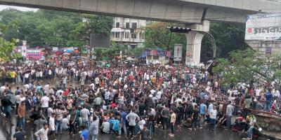 সাম্য হত্যার বিচার দাবিতে ফের শাহবাগ অবরোধ
