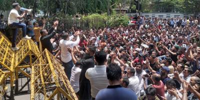 রাজপথ না ছাড়ার নির্দেশনা ইশরাক হোসেনের