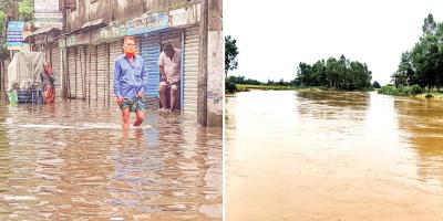 বাড়ছে নদ-নদীর পানি, জলাবদ্ধতা