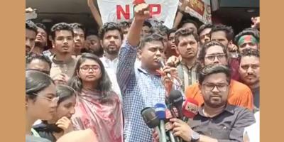 ২ ছাত্র উপদেষ্টা গণ-অভ্যুত্থানের প্রতিনিধি, এনসিপির নন: হাসনাত আবদুল্লাহ