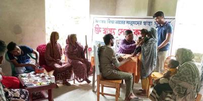 সাতক্ষীরায় বারসিক-এসডি হাসপাতাল ও খবরের কাগজ এর আয়োজনে স্বাস্থ্যসেবা ক্যাম্প