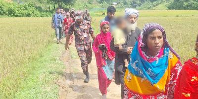 চুনারুঘাট সীমান্ত দিয়ে শিশুসহ ১৮ বাংলাদেশিকে পুশইন