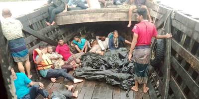 মেঘনায় ৩৯ যাত্রী নিয়ে ট্রলারডুবি, নিখোঁজ ৭