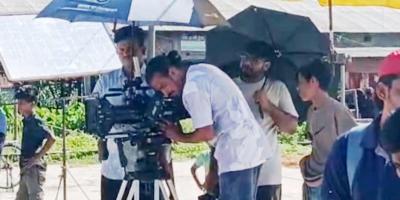 গারো পাহাড়ে সিনেমার  শুটিং, হাতি চলাচলে বিঘ্ন