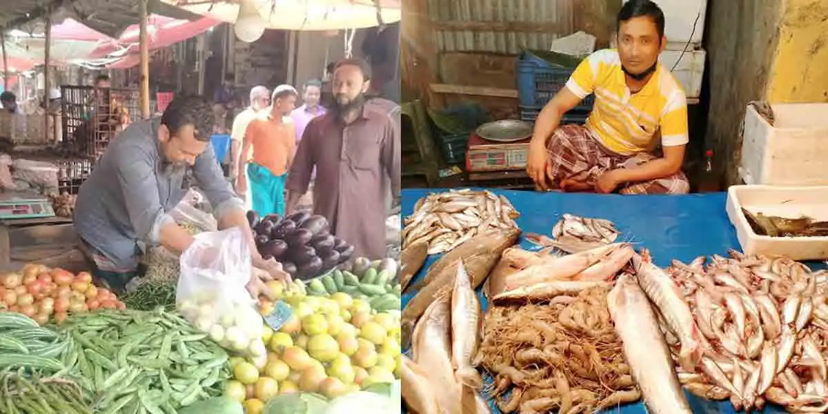 ময়মনসিংহে সবজির দাম কমলেও উত্তপ্ত মাছের বাজার