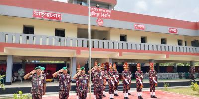 সীমান্ত সুরক্ষায় দেবহাটা সীমান্তে নতুন বিওপি স্থাপন বিজিবির