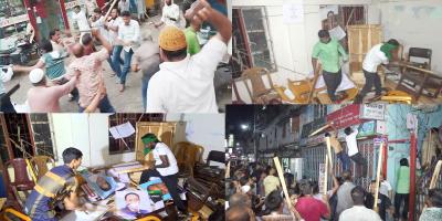 বরিশালে জাতীয় পার্টির অফিসে হামলা