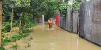 আখাউড়ায় বন্যায় এখনও পানিবন্দি ৪৫০ পরিবার