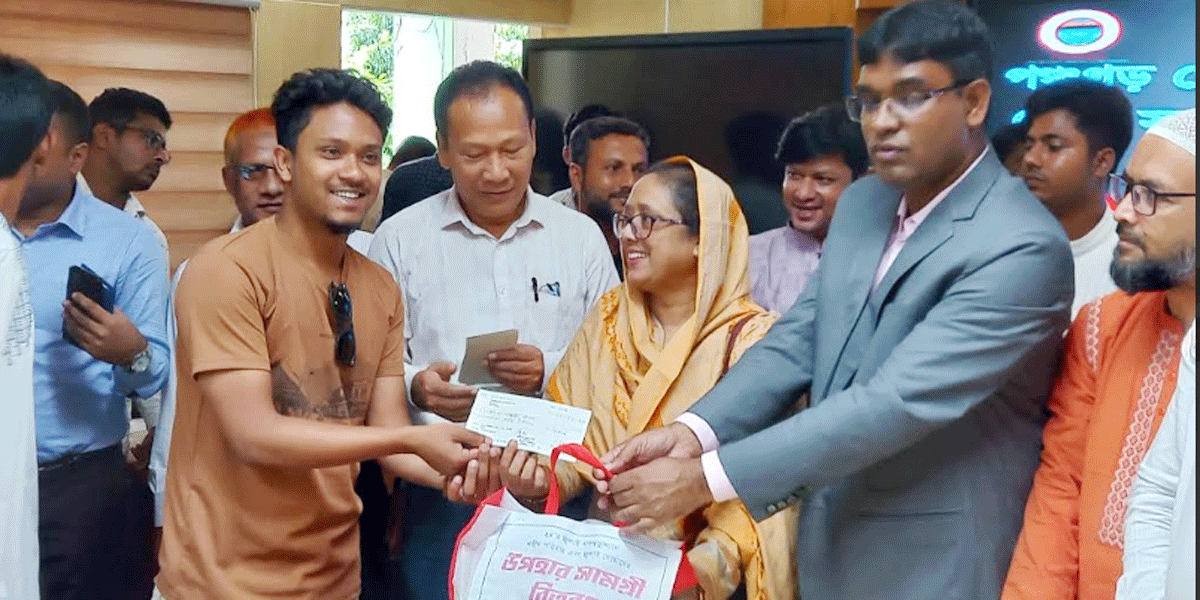 পঞ্চগড়ে জুলাই অভ্যুত্থানে আহত-নিহতদের পরিবারকে ঈদ উপহার ও অনুদান