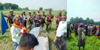 সীমান্তের শূন্যরেখায় দাঁড়িয়ে মৃত মায়ের মুখ দেখলেন ২ মেয়ে