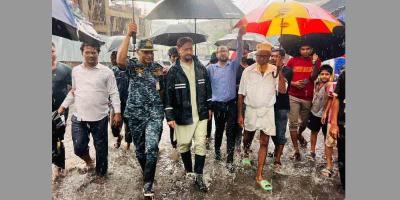 সড়ক ও নালা সমান হওয়ায় পানি নিষ্কাশন হচ্ছে না: মেয়র শাহাদাত