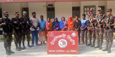 ভোলাহাট সীমান্ত দিয়ে ৮ জনকে পুশইন