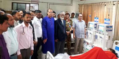 মাইজভাণ্ডারি ট্রাস্টের উদ্যােগে ডায়ালাইসিস সুবিধা বাড়ছে চমেক হাসপাতালে