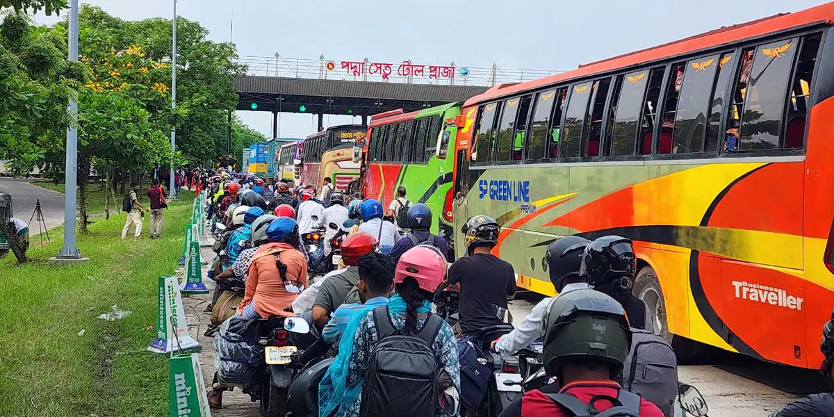 পদ্মা সেতুতে একদিনে সর্বোচ্চ টোল আদায়ের রেকর্ড